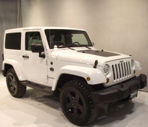 2012 12 jeep wrangler arctic edition 2dr 4x4 suv white 1owner clean carfax 9k mi