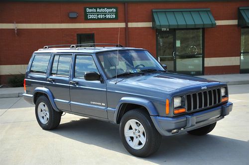 Cherokee sport limited xj / 2 owners / leather, heated &amp; power seats / rust free