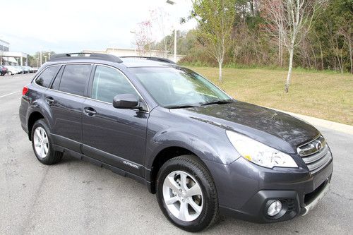 New 2013 subaru outback limited 3.6r v6 leather grey awd fuel efficient