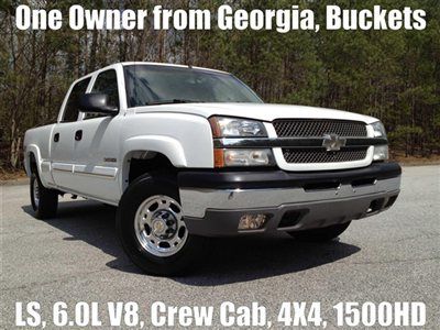 One owner crew cab 4x4 6.0l gas v8 bose buckets shortbed from georgia not 2500hd