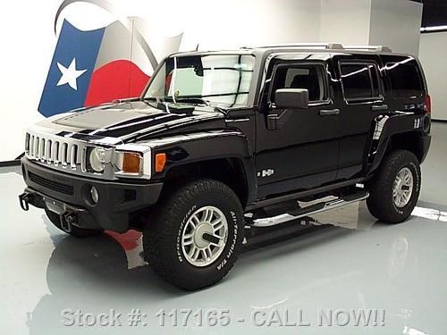2006 hummer h3 4x4 auto htd leather side steps tow 54k texas direct auto