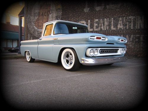 1962 chevy c10 shortbed california shop truck hot rod no rat 383 stroker