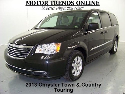 Touring rearcam dvd leather stow n go media 2013 chrysler town and country 19k
