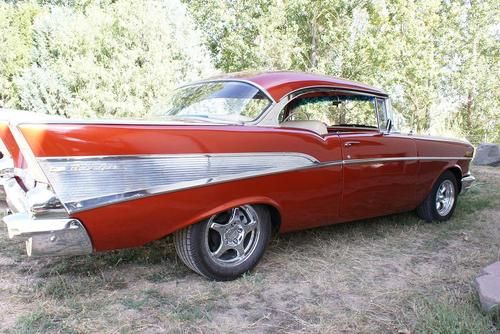 1957 chevy bel air hardtop custom 350 automatic ac  unreal quality