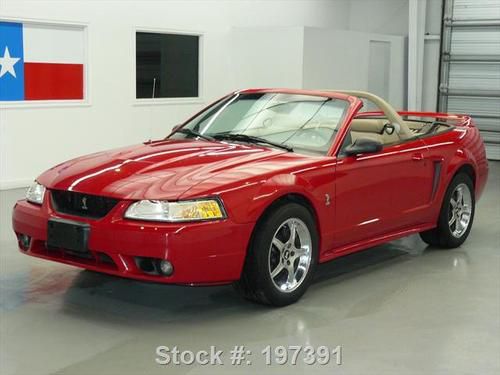 1999 ford mustang svt cobra convertible leather 59k mi texas direct auto
