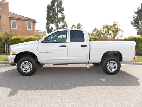 03 dodge ram laramie 3500 quad cab short bed 4x4 5.9l cummins diesel 92k miles