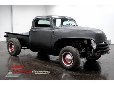 1953 chevrolet chopped top rat rod pickup small block chevy automatic look at it