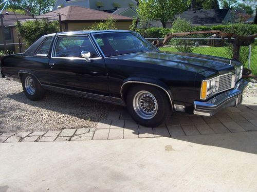 1978 oldsmobile ninety-eight regency 2 door coupe, 403 v8, black with red