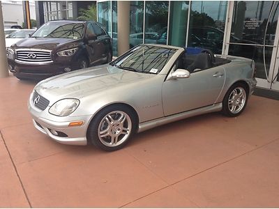 2004 mercedes benz slk32 amg only 15k miles two tone leather call shaun