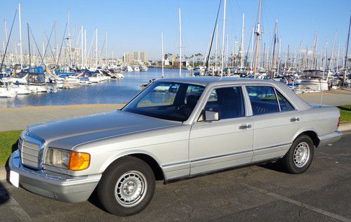 Californian 1984 mercedes 300 sd  w126 turbo diesel; looks like brand new