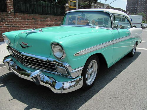 1956 chevy bel air hardtop matching #s california car!