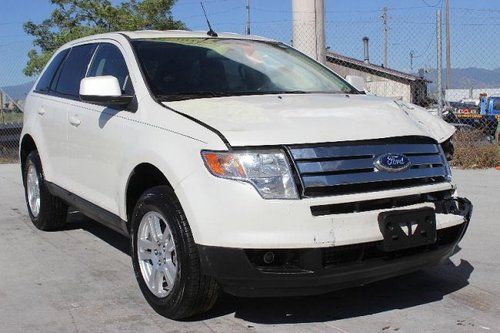 2008 ford edge sel awd damaged rebuilder loaded low miles priced to sell l@@k!!