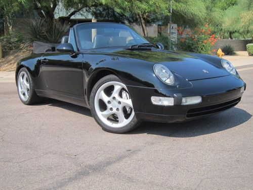 1995 porsche 911 carrera 4 cabriolet, 6-speed, awd, full leather, upgraded sound