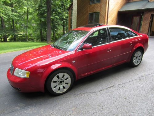 2002 audi a6 quattro, 4.2 v-8, two owner, well maintained, timing belt service