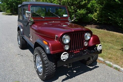 1982 jeep  cj with 4.2 l block and 1994 performance head and cam shaft