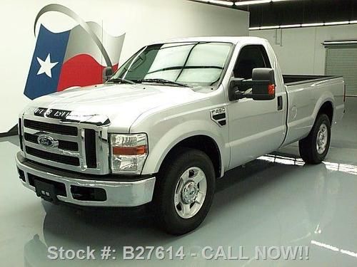 2010 ford f-250 reg cab long bed v8 auto bedliner 49k texas direct auto
