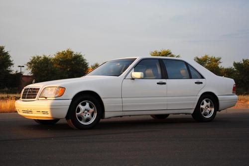 1999 mercedes-benz s420 2 owner az/ca car documented in showroom condition