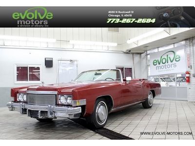1975 caddy convertible driver solid no reserve must sell runs and drives great