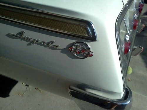 1962 chevy impala ss - white color and in nice condition. 2 door. hardtop.