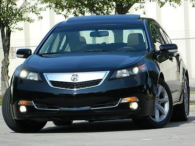 2012 acura tl heated seats sunroof 17k miles only clear\rebuilt