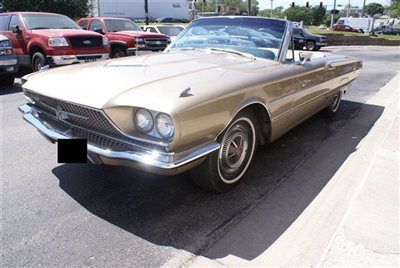 1966 ford thunderbird convertible automatic 390ci v8 power top power seat a/c!