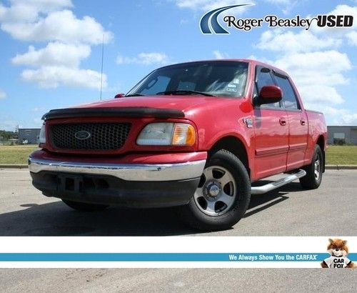 2003 ford f-150 xlt rwd automatic red trailer hitch cruise control 4-wheel abs