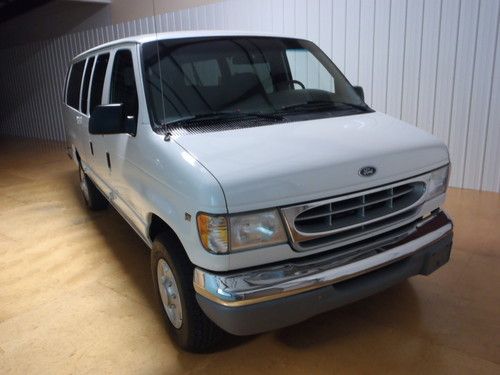 15 passenger 1999 ford e 350 window van with low low miles and clean thru-out