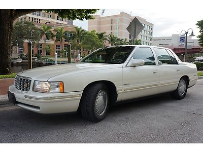 1997 cadillac deville d'elegance, 67k miles, white diamond, excellent condition