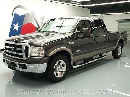 2006 ford f-350 lariat crew diesel long bed leather 84k texas direct auto