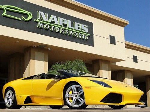 2007 lamborghini murcielago lp640 roadster, e-gear, diamond stitching, low miles