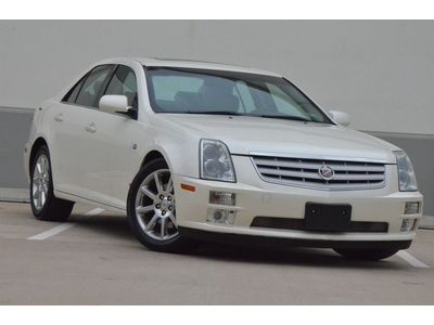2007 cadillac sts v6 lthr navigation s/roof htd seats fresh trade clean $499 shp
