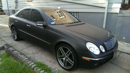 2006 mercedes-benz e350 4matic black matte 3m