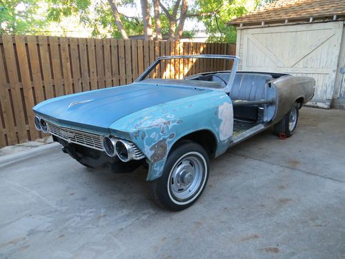 1966 chevrolet chevelle malibu convertible not ss 64 65 67 68 69 70 project car