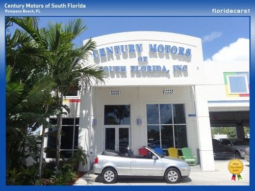 2002 vw cabrio glx 2dr convertible 2.0l 4 cylinder auto low mileage leather