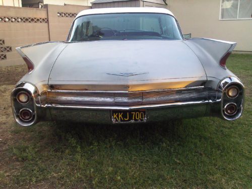 1960 cadillac sedan deville, ca. black plates. runs and drives nice! 59 miles