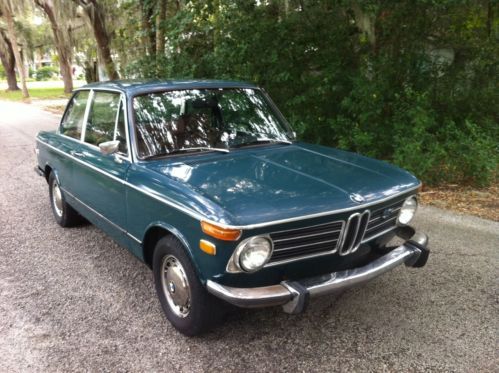 1973 bmw 2002 - beautiful agave green roundie