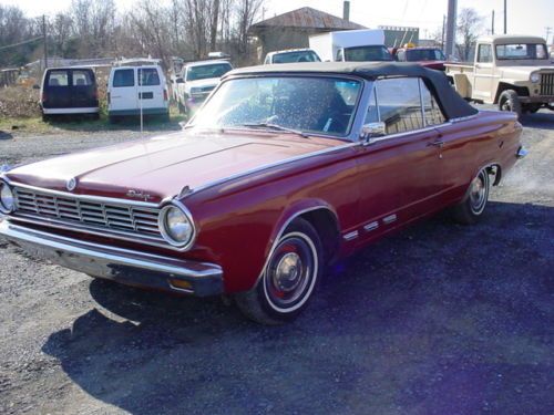 Buy used 1965 DODGE DART CONVERTIBLE 4 SPEED, SLANT 6 ENGINE RUNS AND DRIVES GOOD! in 