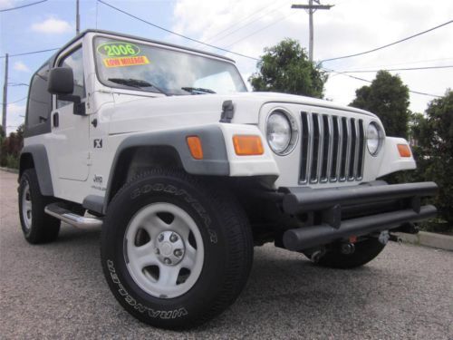 2006 jeep wrangler x - manual trans - excellent cond. - clean carfax - 70k miles