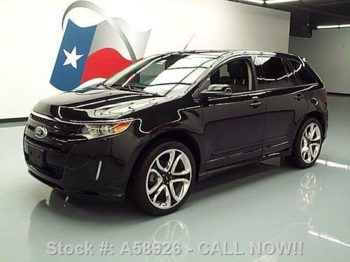 2012 ford edge awd sport pano leather nav rear cam 18k! texas direct auto