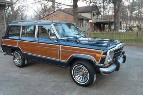 1989 jeep grand wagoneer the best on ebay with autocheck to prove it no reserve!