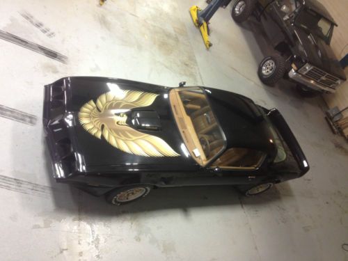 1979 trans am (black and gold)excellent condition,6.6 , auto