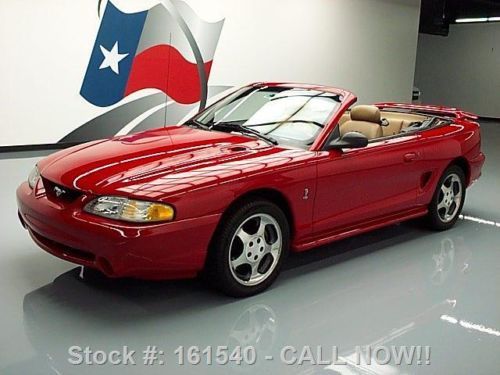 1994 ford mustang 5.0 svt cobra convertible 5 spd 9k mi texas direct auto