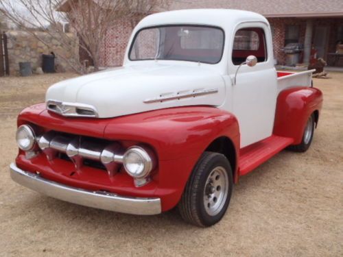 1951 ford f1 hot rod 351 auto p/s p/b sitting on later model chassis f-1