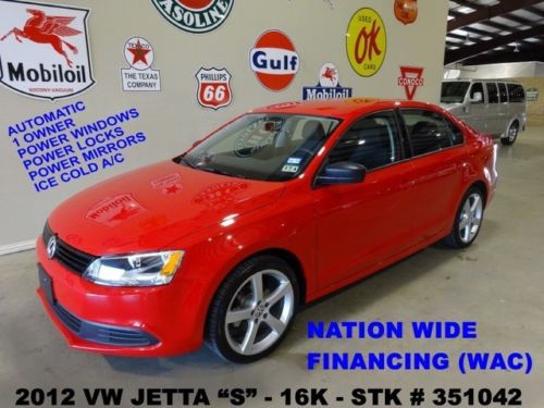 2012 jetta s sedan fwd,automatic,cloth,18in wheels,16k,we finance!!