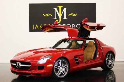 2011 mercedes sls amg, le mans red/tan, 6k miles, 1-owner, pristine!!