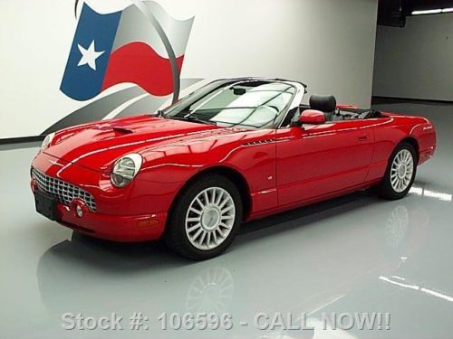 2004 ford thunderbird hard top 3.9l v8 htd leather 44k texas direct auto