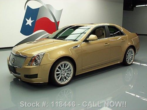 2013 cadillac cts 3.0 lux sedan pano roof htd seats 26k texas direct auto