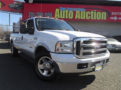 05 ford super duty f-350 lariat super cab long bed leather pre owned diesel 6.0