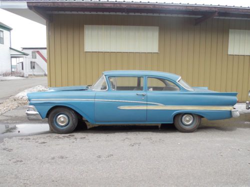 1958 ford fairlane 2 door - housed in museum since mid-80s