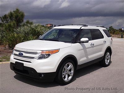 Fwd 4dr limited 2011 ford explorer limited 2wd clean carfax warranty florida suv
